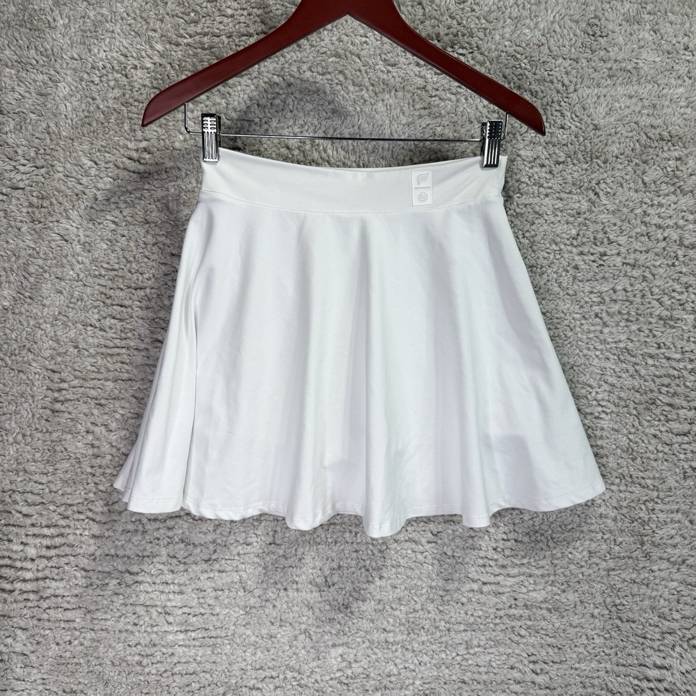 Fabletics Tennis Skirt Women's Small White Volley‎ Ultra High Waisted Skirt